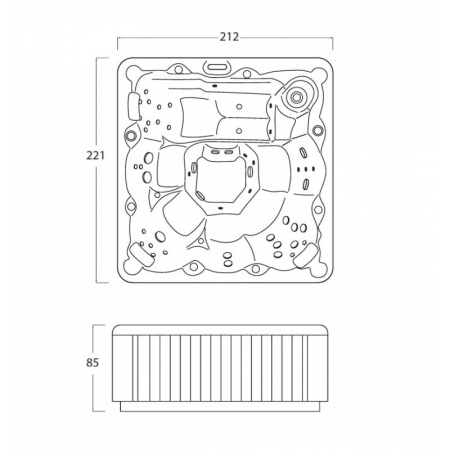 Спа бассейн Treesse Zanzibar